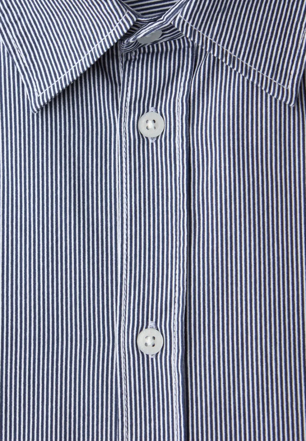 Chemise à manches longues en popeline