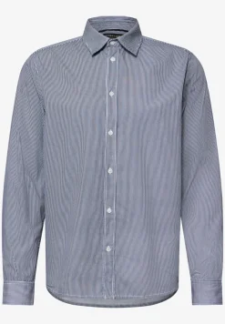 Chemise à manches longues en popeline