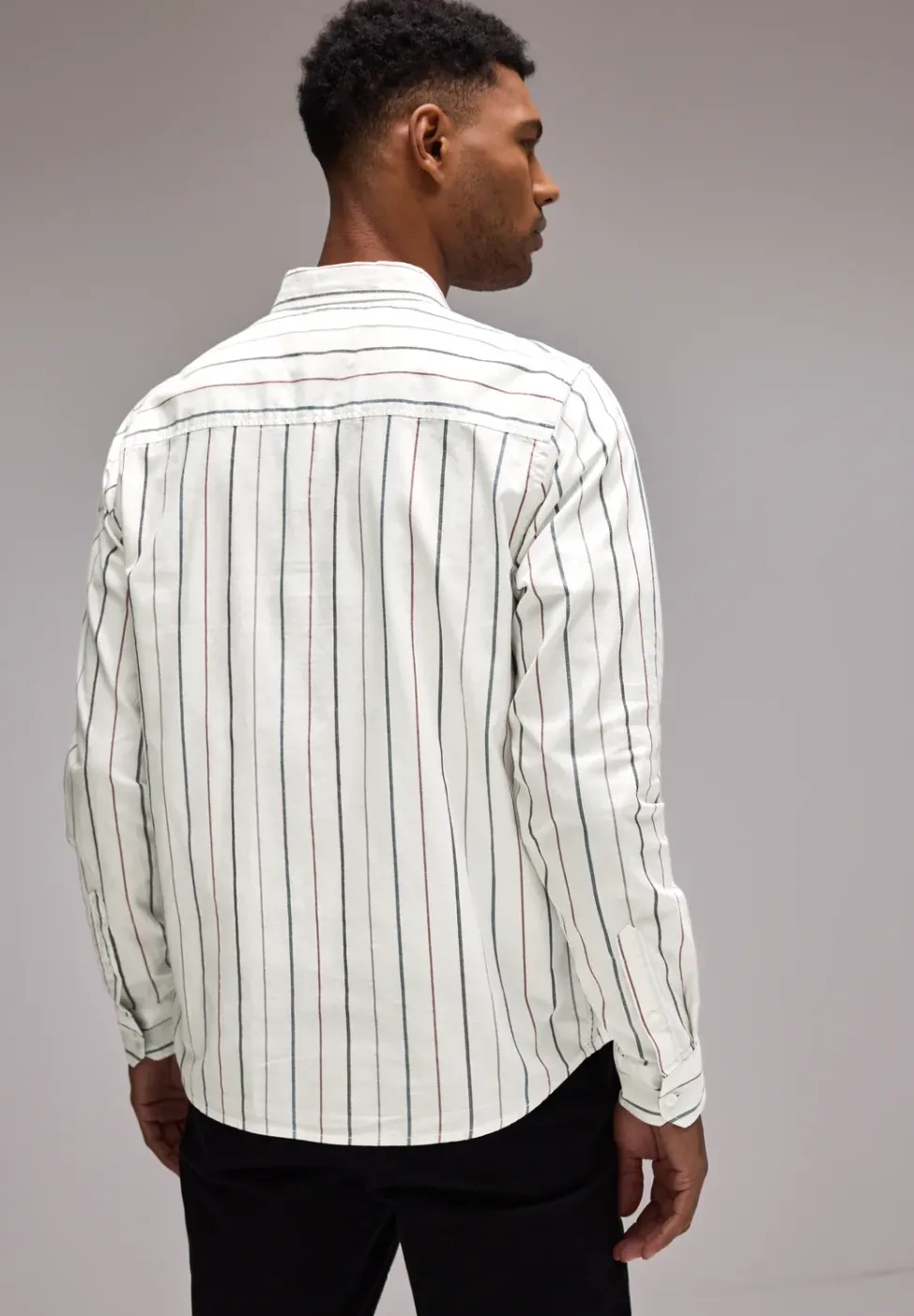 Chemise Oxford rayée