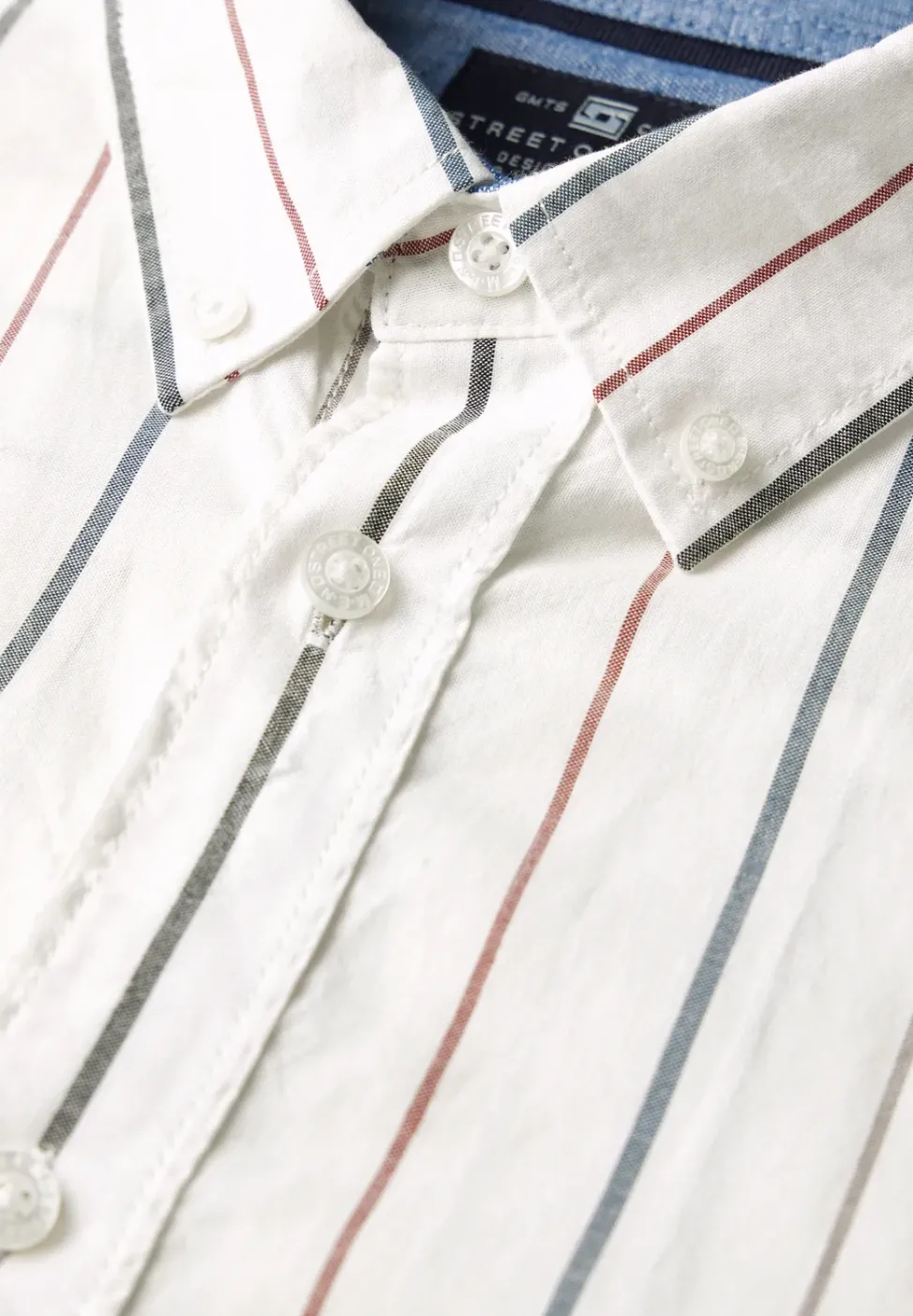 Chemise Oxford rayée