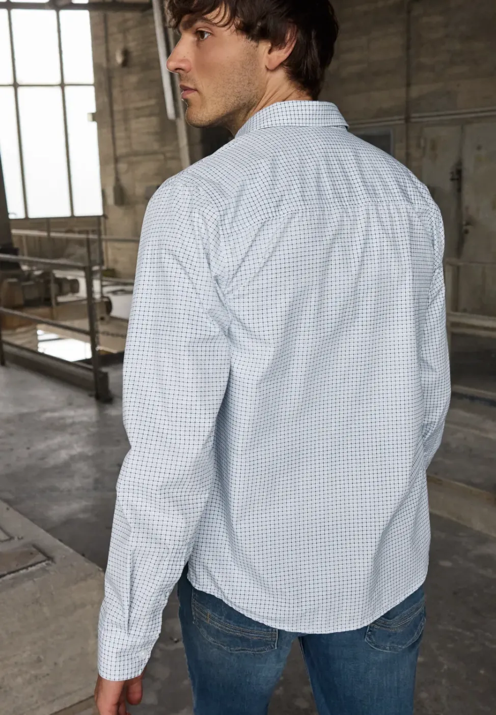 Chemise Popeline Minimal Print