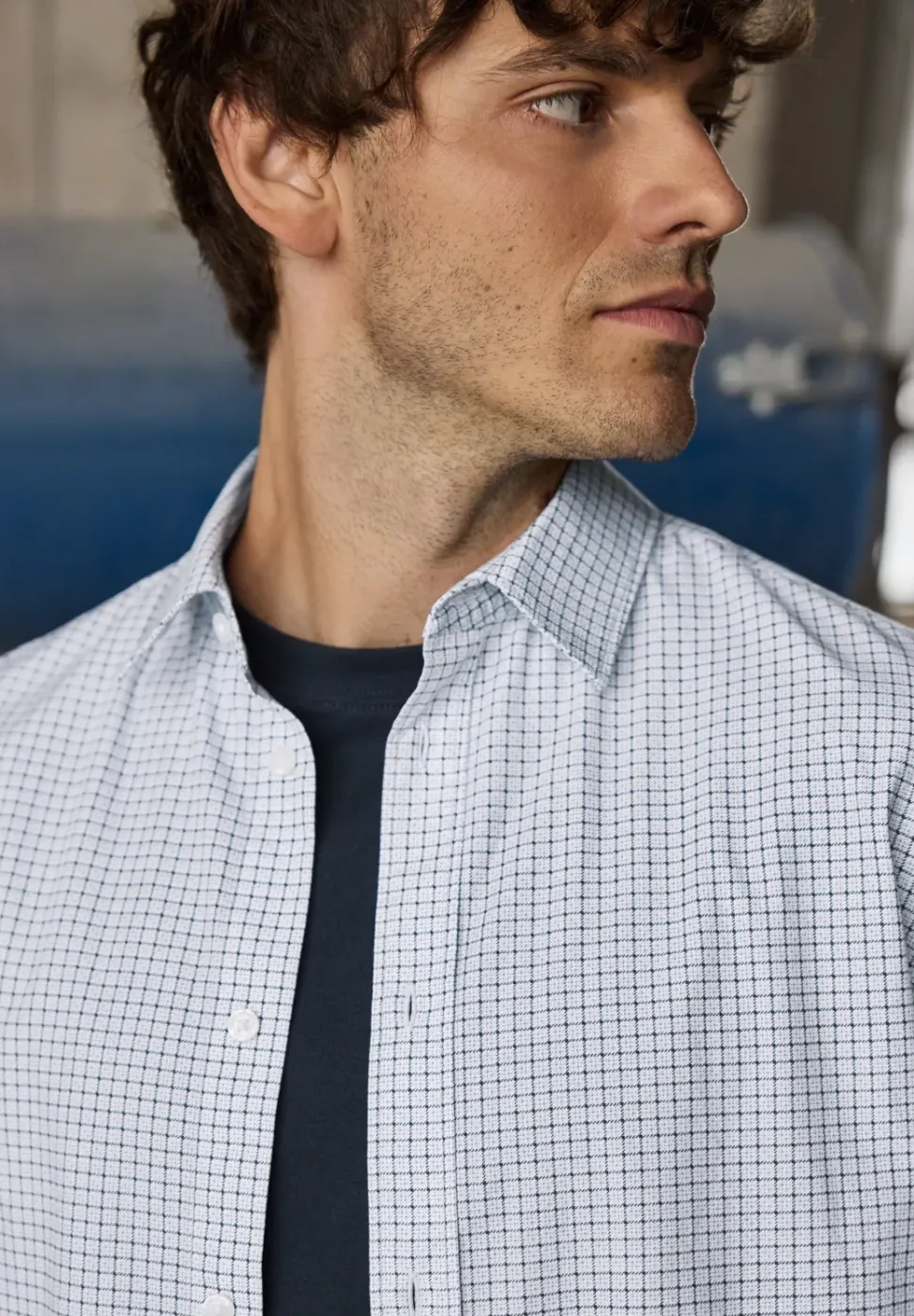 Chemise Popeline Minimal Print
