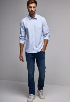 Chemise slim fit rayée