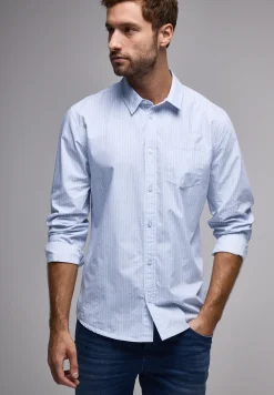 Chemise slim fit rayée