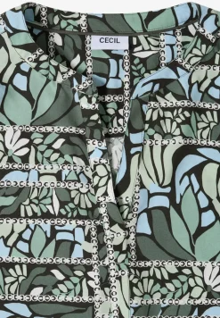 Chemisier à manches 3/4 avec imprimé patchwork
