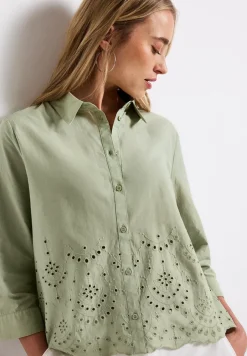 Chemisier avec broderie