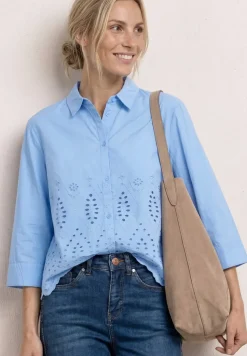 Chemisier avec broderie anglaise