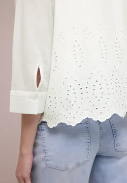 Chemisier avec broderie anglaise