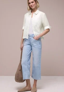 Chemisier avec broderie anglaise