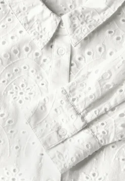 Chemisier avec broderie ajourée