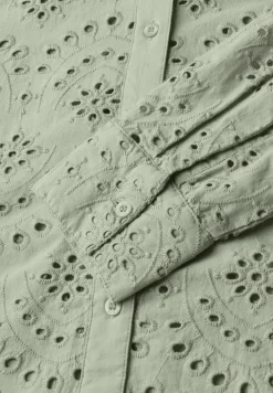 Chemisier avec broderie ajourée