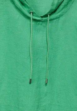 Chemisier style sweat à capuche