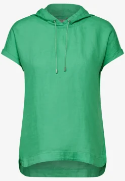 Chemisier style sweat à capuche