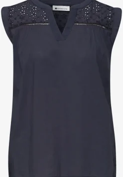 Chemisier top col fendu – détails shiffley