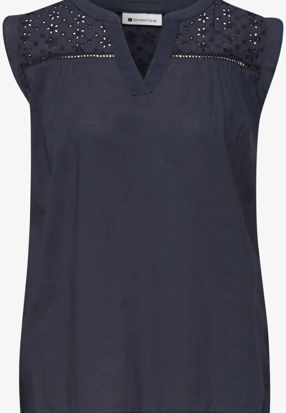 Chemisier top col fendu – détails shiffley