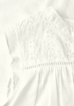 Chemisier top col fendu – détails shiffley