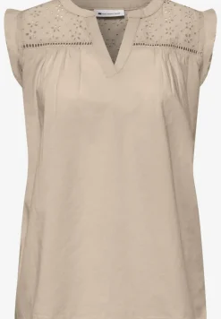 Chemisier top col fendu – détails shiffley