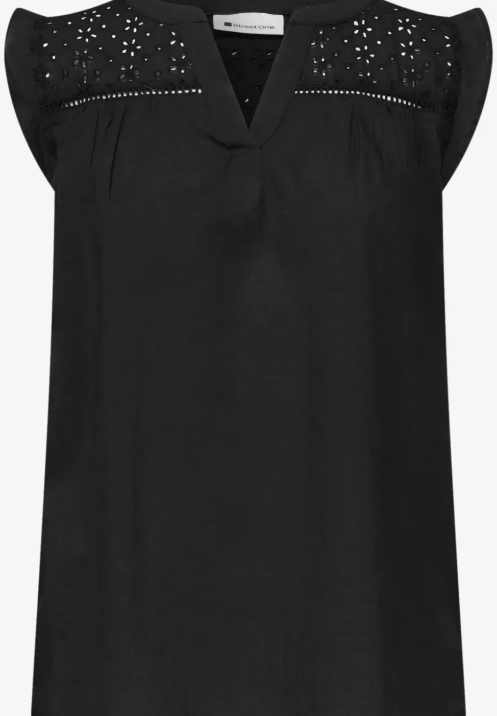 Chemisier top col fendu – détails shiffley