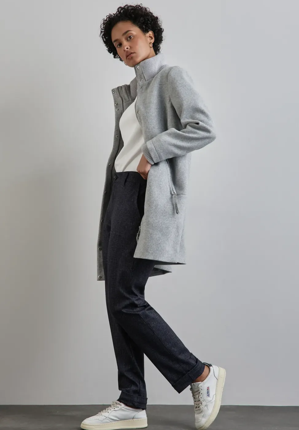 Chino en look mélangé