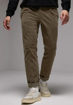 Chino en velours côtelé