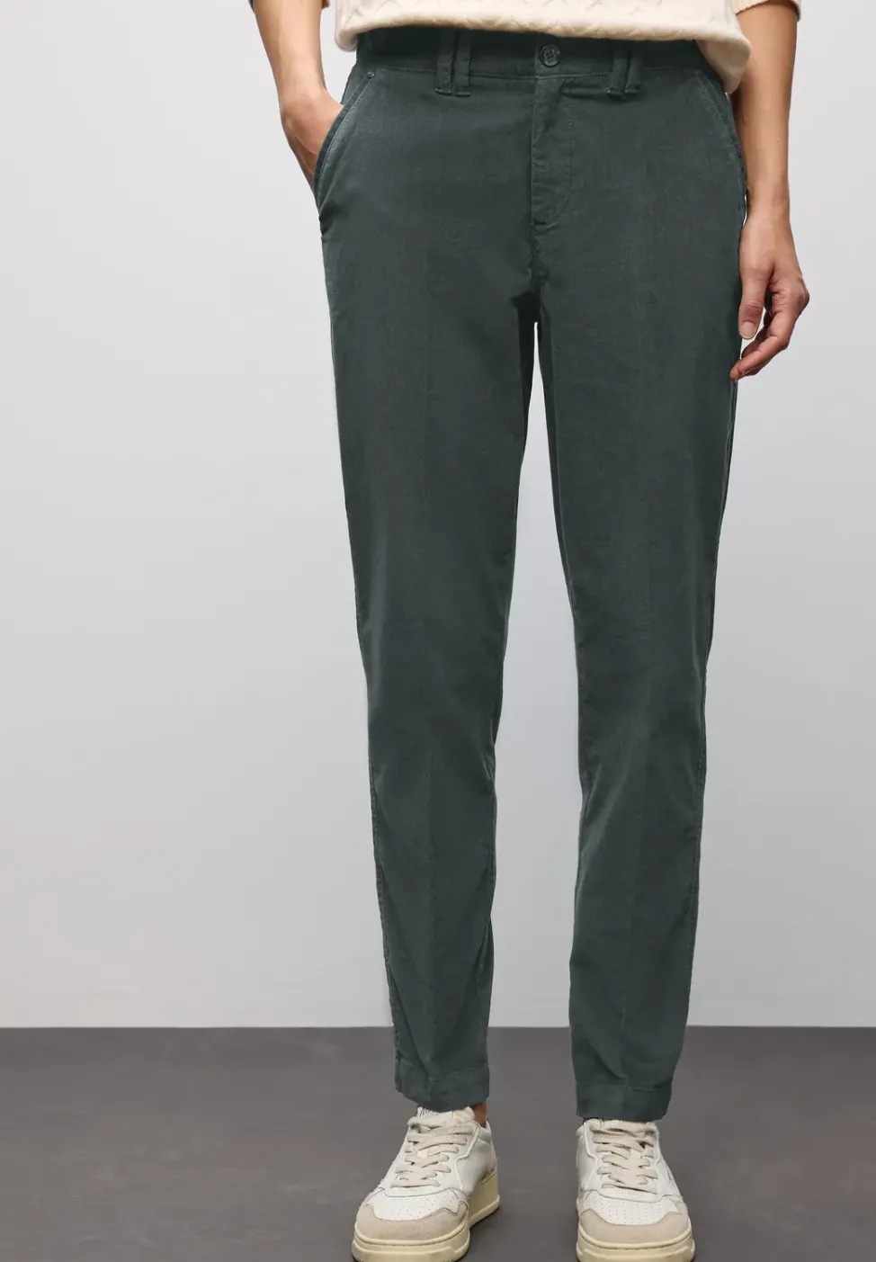 Chino en velours doux
