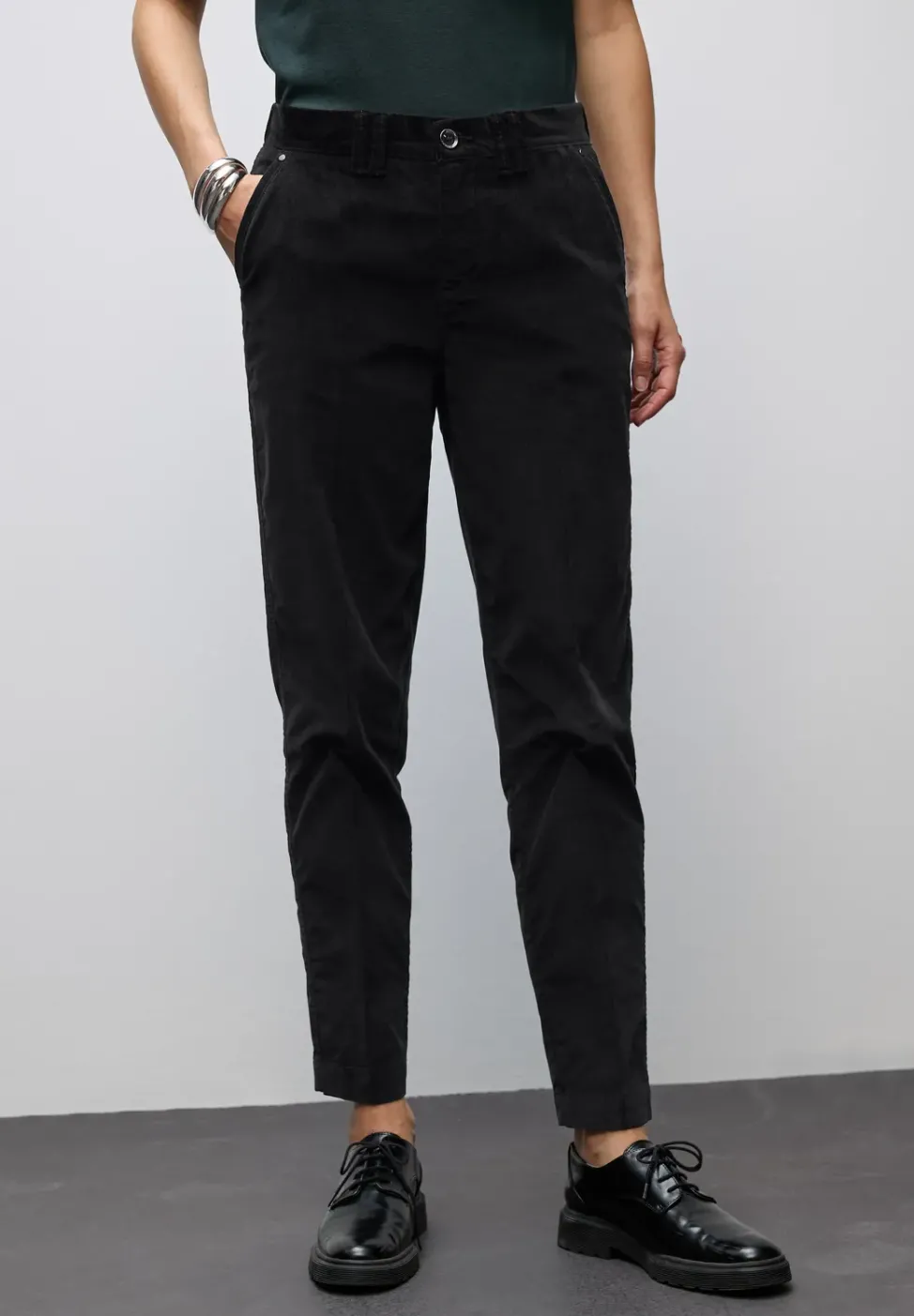 Chino en velours doux