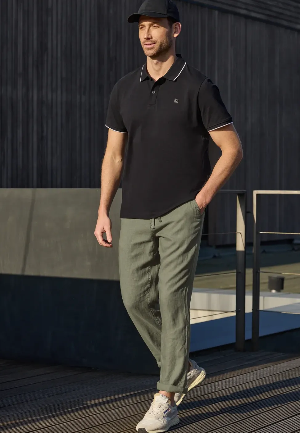 Chino Straight Legs en lin