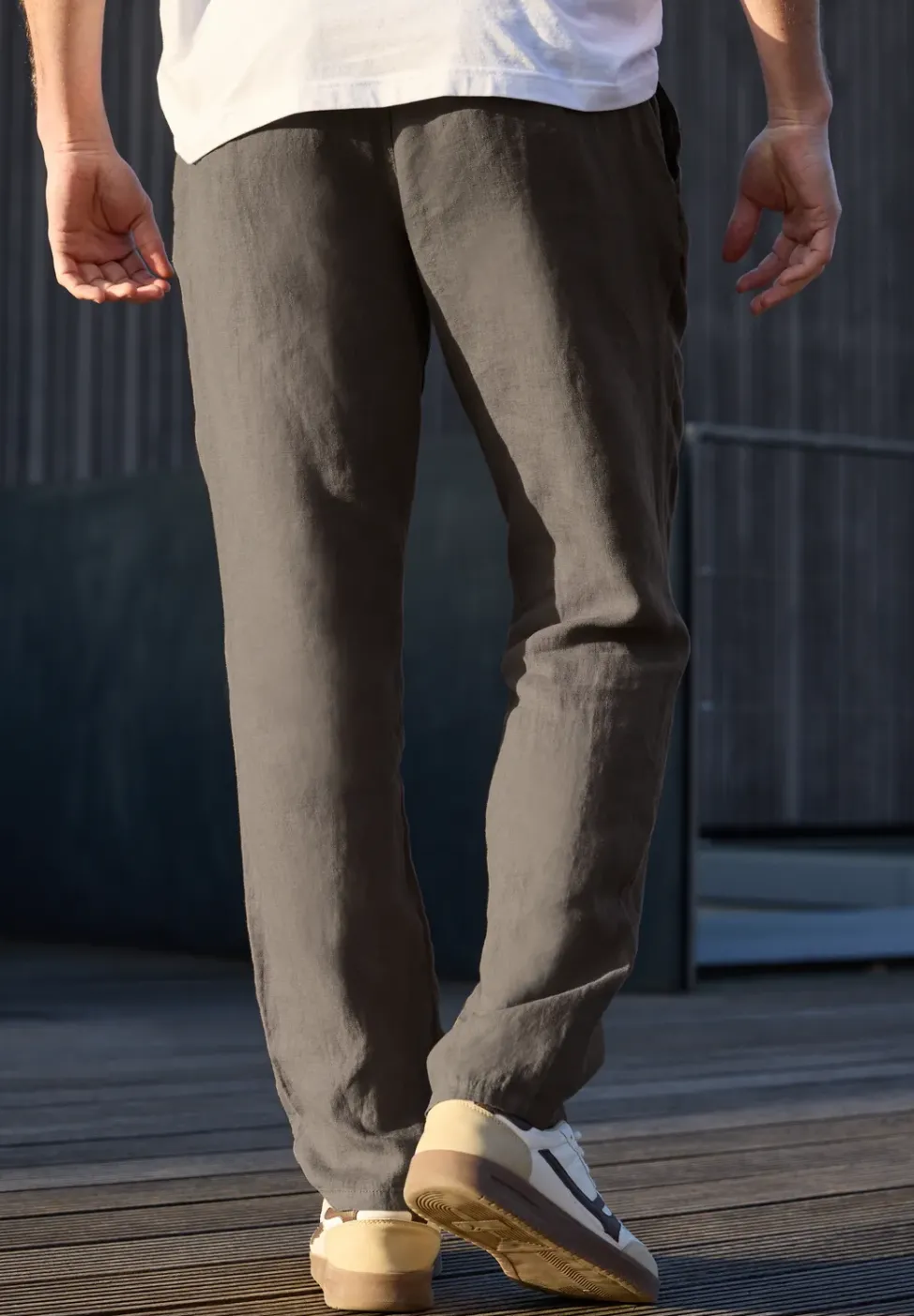 Chino Straight Legs en lin