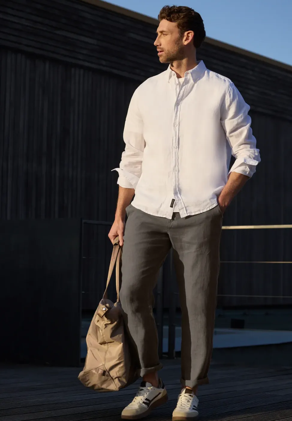 Chino Straight Legs en lin