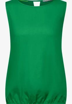 Débardeur chemisier de couleur unie