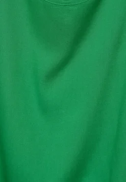 Débardeur chemisier de couleur unie