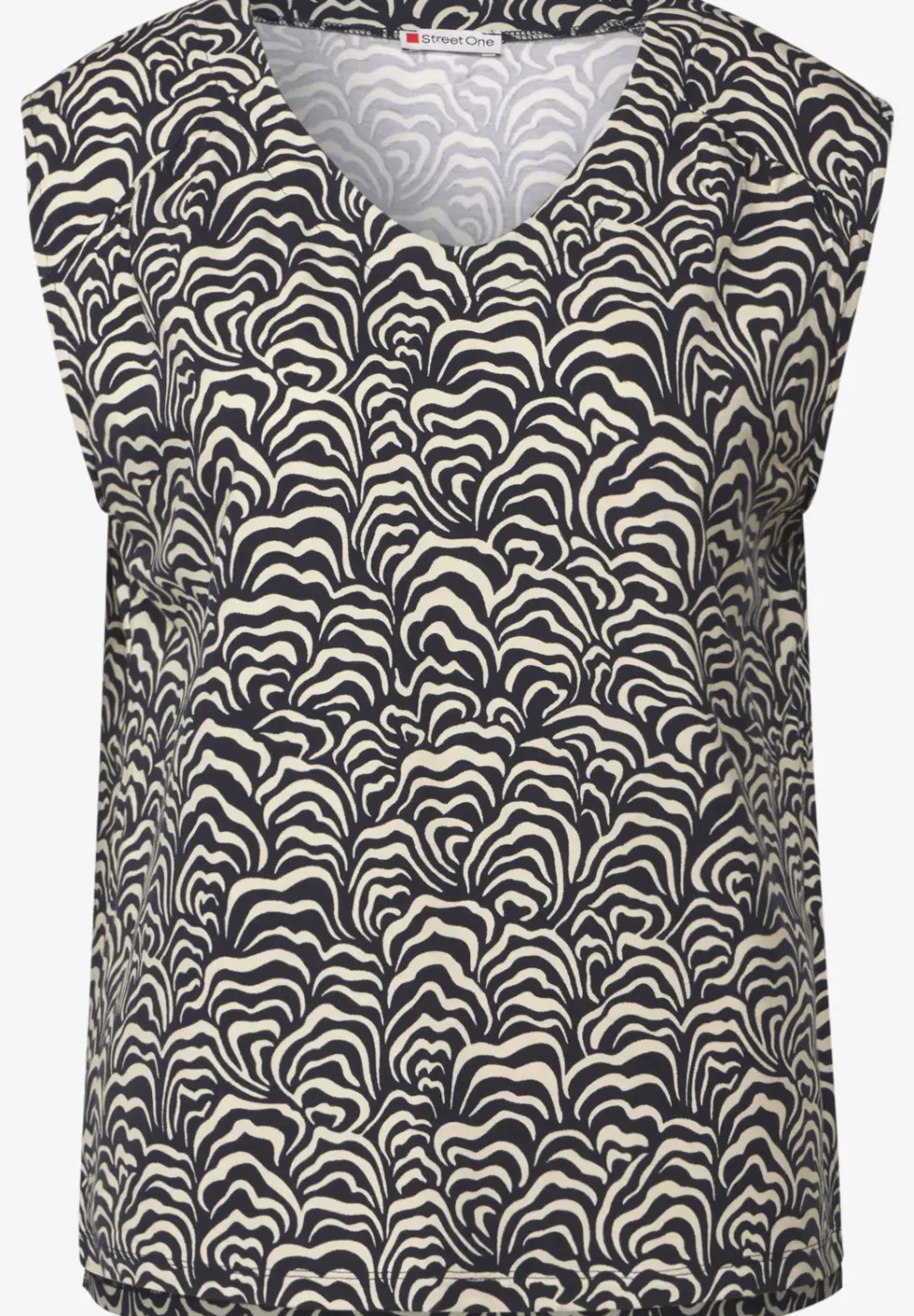 Débardeur en jersey à motifs