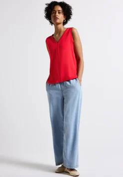 Débardeur en jersey avec détails au crochet