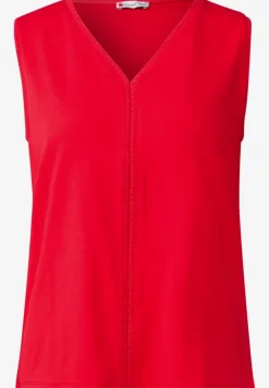 Débardeur en jersey avec détails au crochet