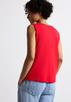 Débardeur en jersey avec détails au crochet
