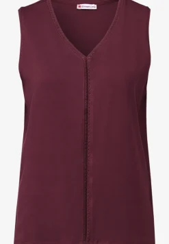 Débardeur en jersey avec détails au crochet