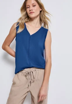 Débardeur en jersey avec détails au crochet