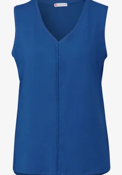 Débardeur en jersey avec détails au crochet