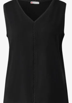 Débardeur en jersey avec détails au crochet