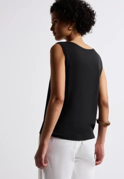 Débardeur en jersey avec détails au crochet