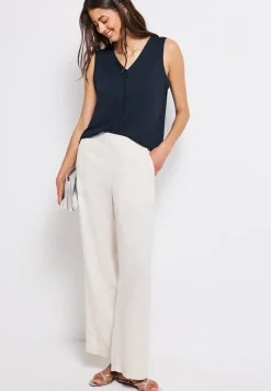 Débardeur en jersey avec détails au crochet
