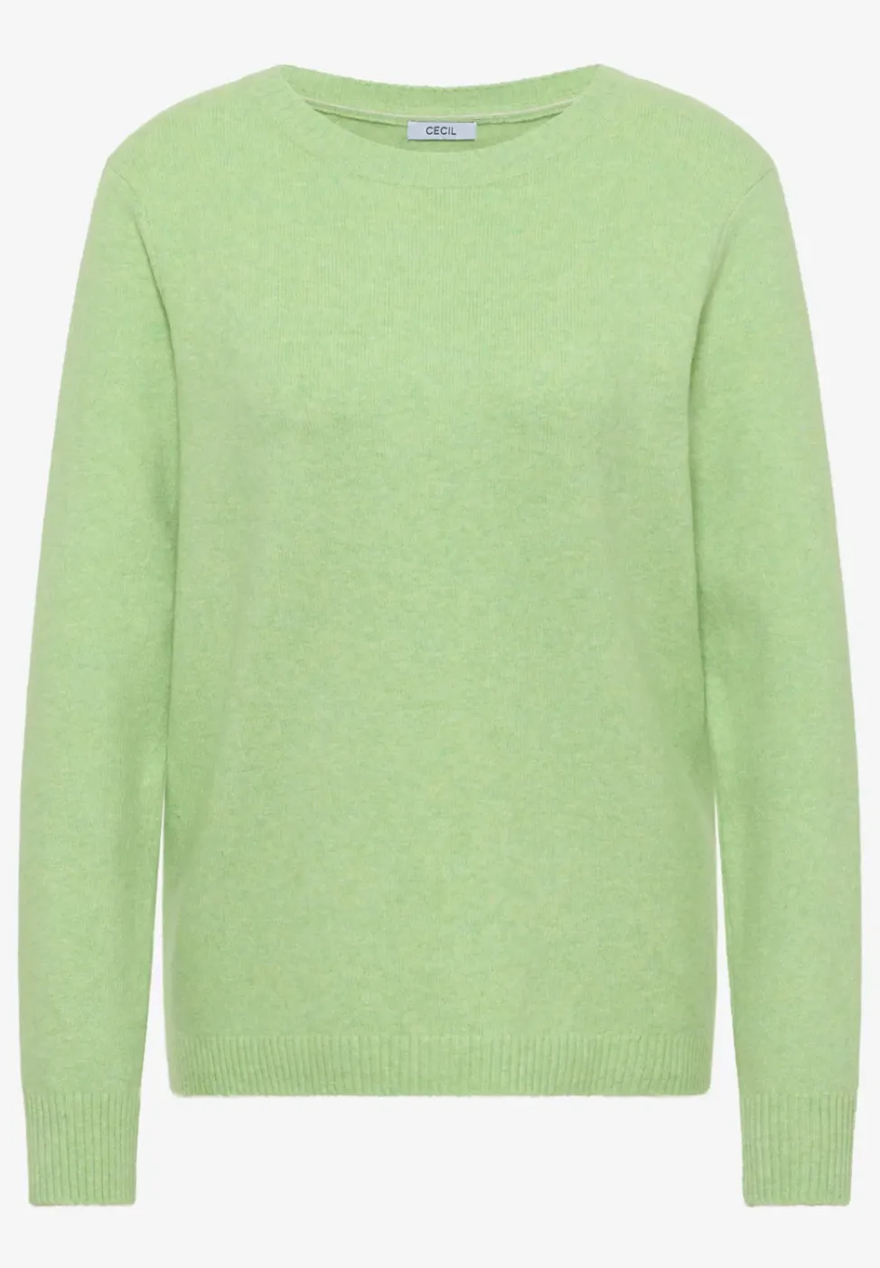 Doux pull-over en couleur unie