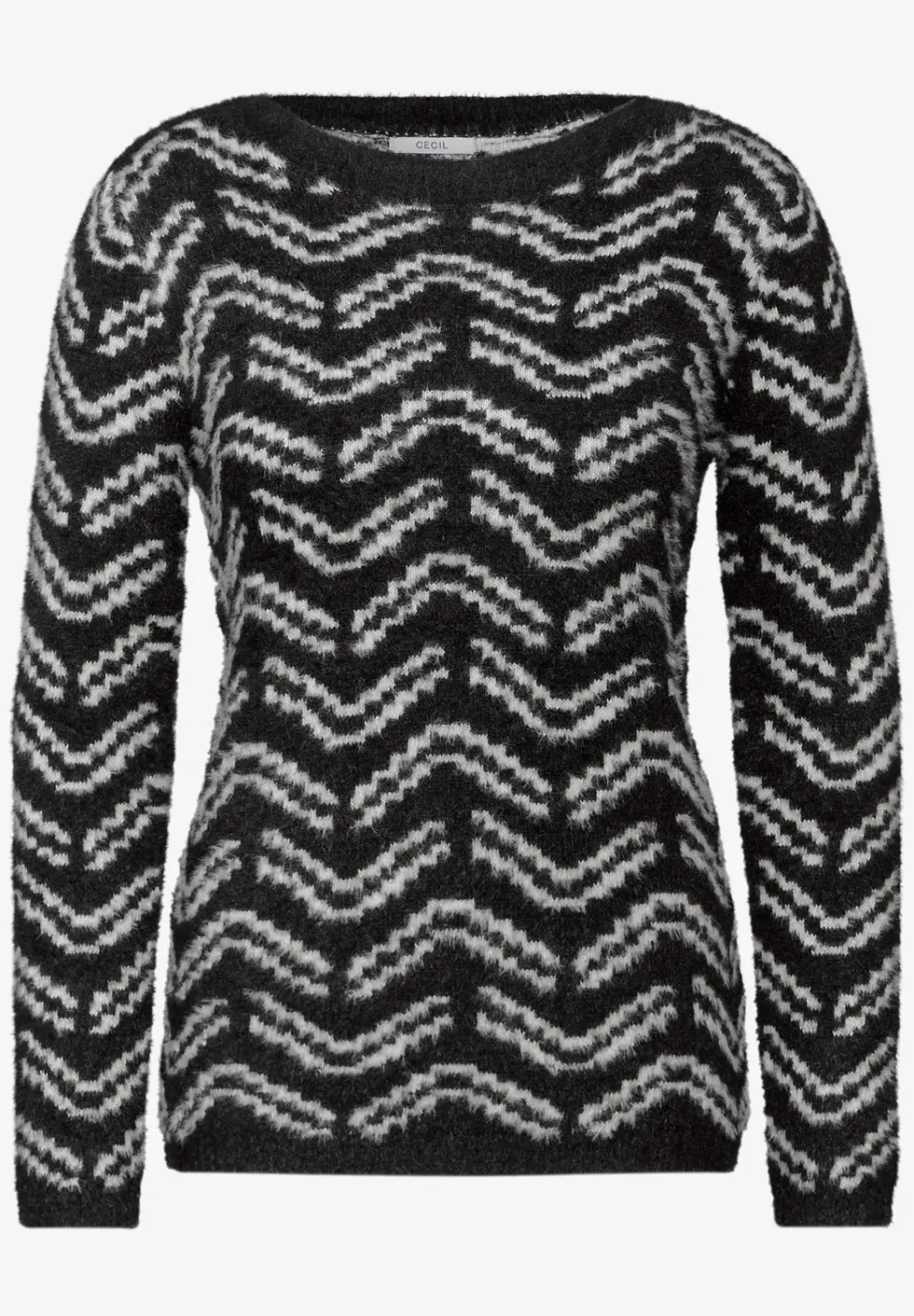 Doux pull-over en jacquard