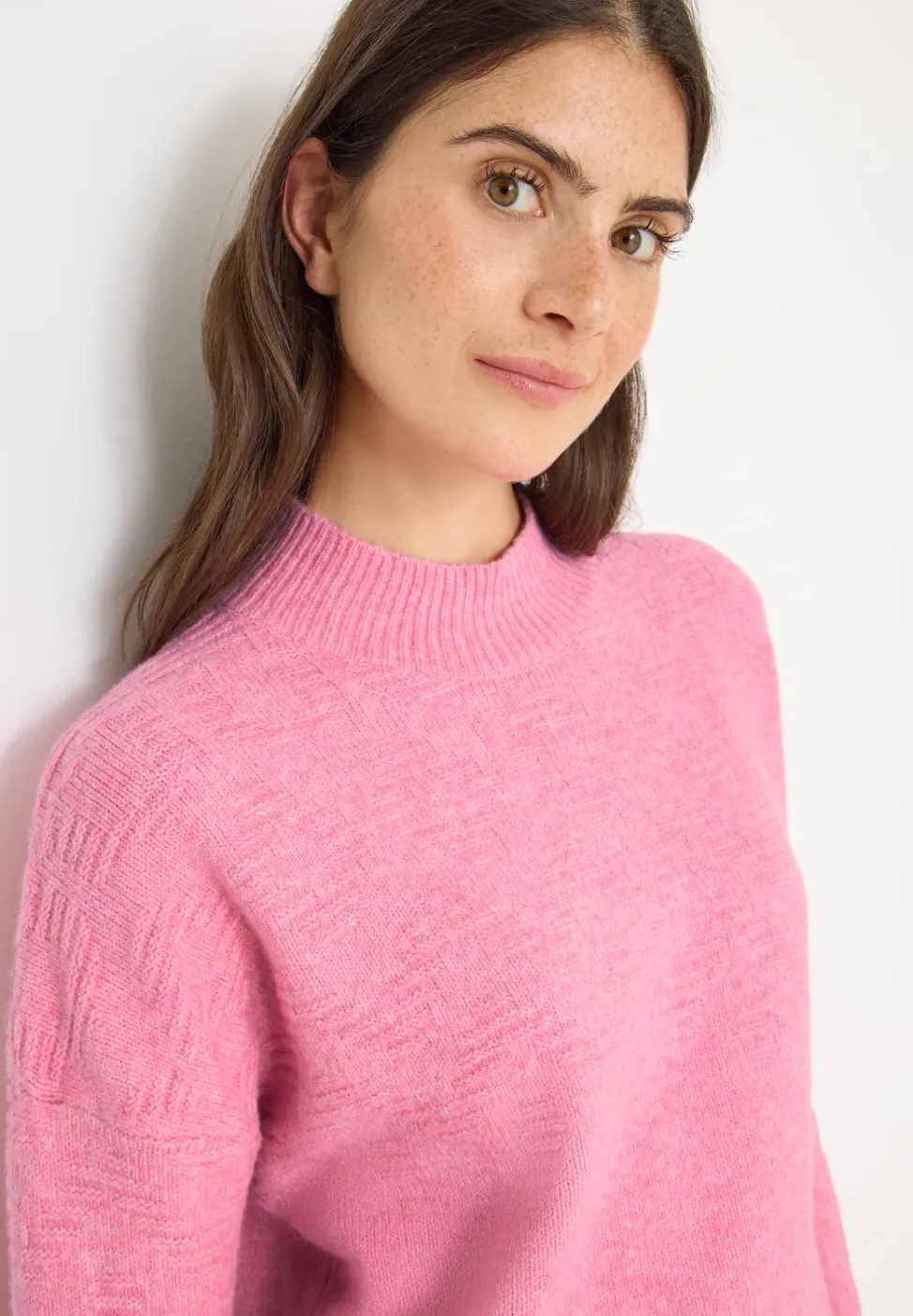 Doux pull-over jacquard