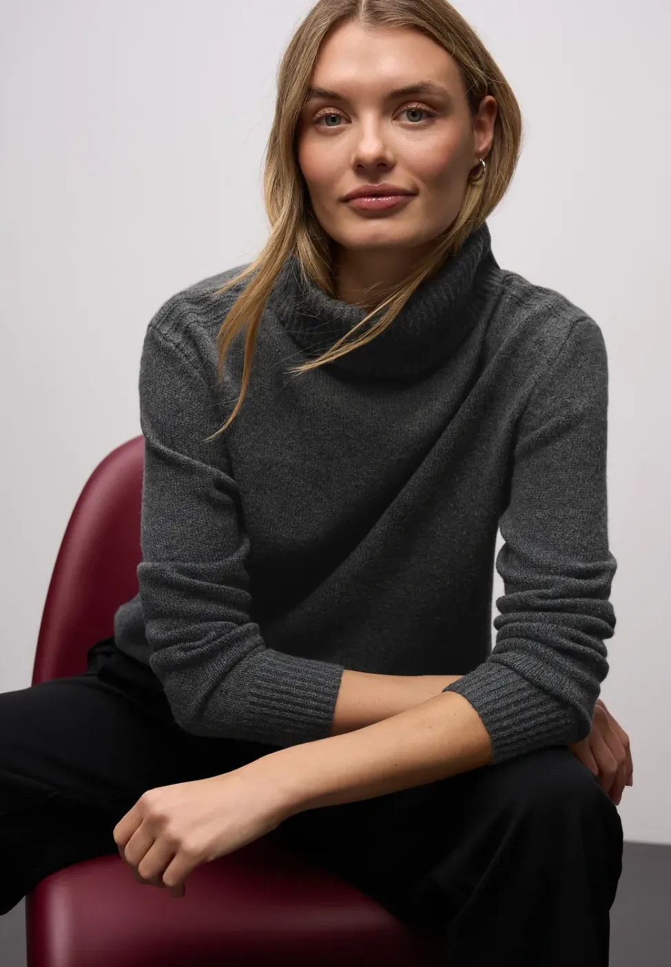 Doux pull à col roulé