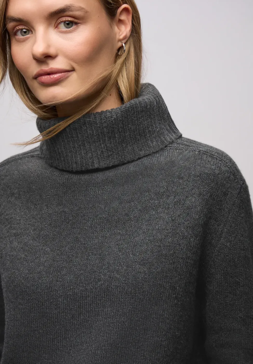 Doux pull à col roulé