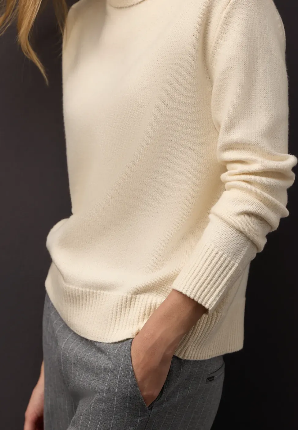 Doux pull à col roulé