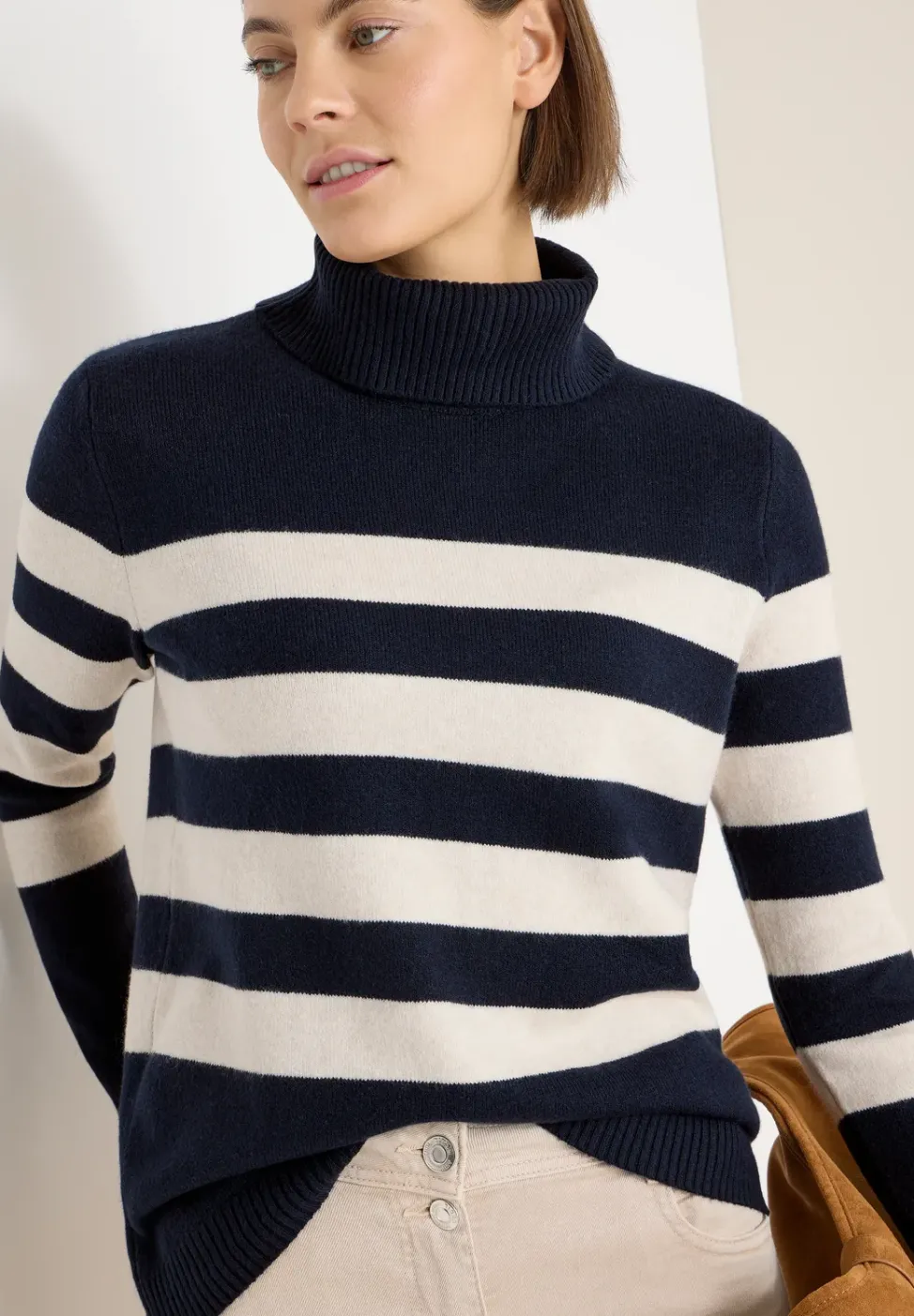 Doux pull à col roulé