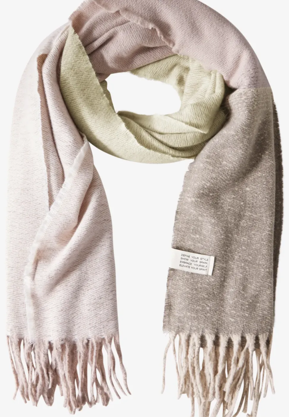 Foulard avec dégradé de couleurs