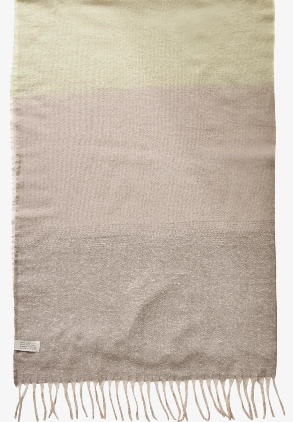 Foulard avec dégradé de couleurs
